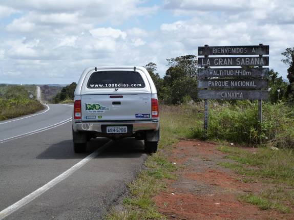 Gran sabana, na Venezuela. O Brasil é logo ali!